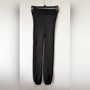 Fleece Lined Black Thermal Leggings - Wander